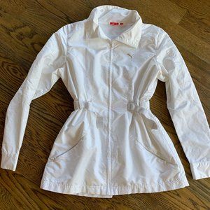 Women's Puma White Winder Breaker